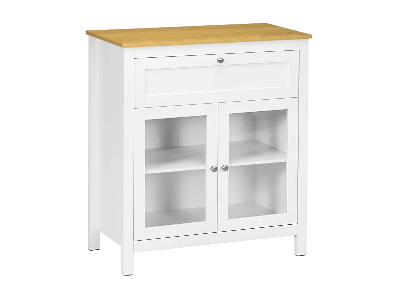 Aparador de cocina blanco 80x40x90 cm HOMCOM