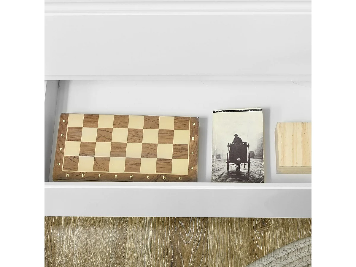 Cómoda con cajones blanco 70x37x75 cm HOMCOM