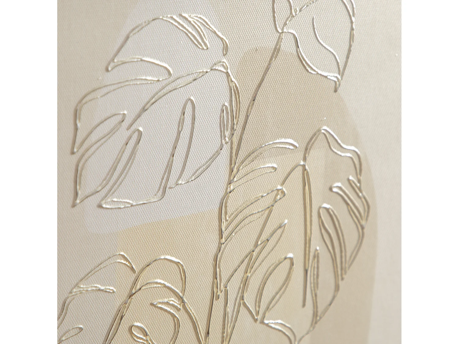 Pintura abstracta multicolor 33x2.5x33 cm HOMCOM