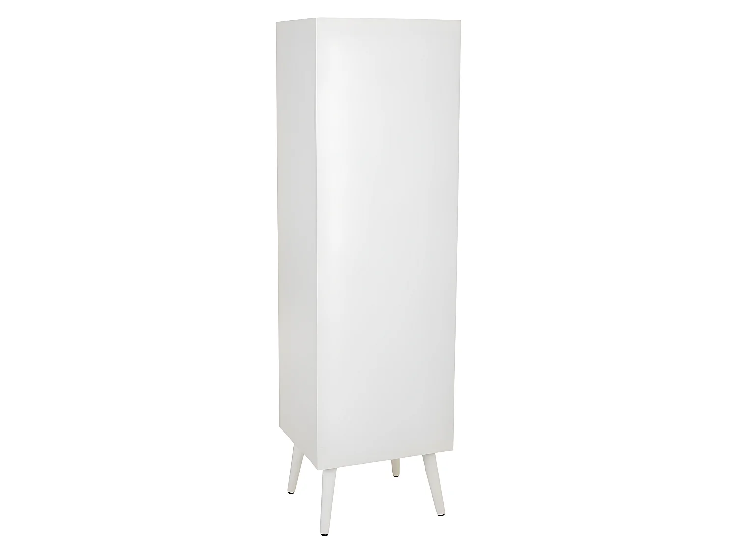 Mobile in legno bianco e rete 40,5x37x139,5h