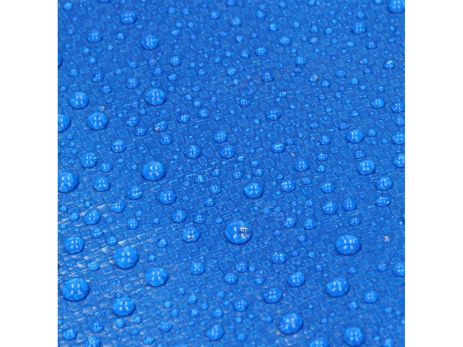 Bâche de couverture étanche protection en PE avec oeillets 8x12m 260 g/m² bleu