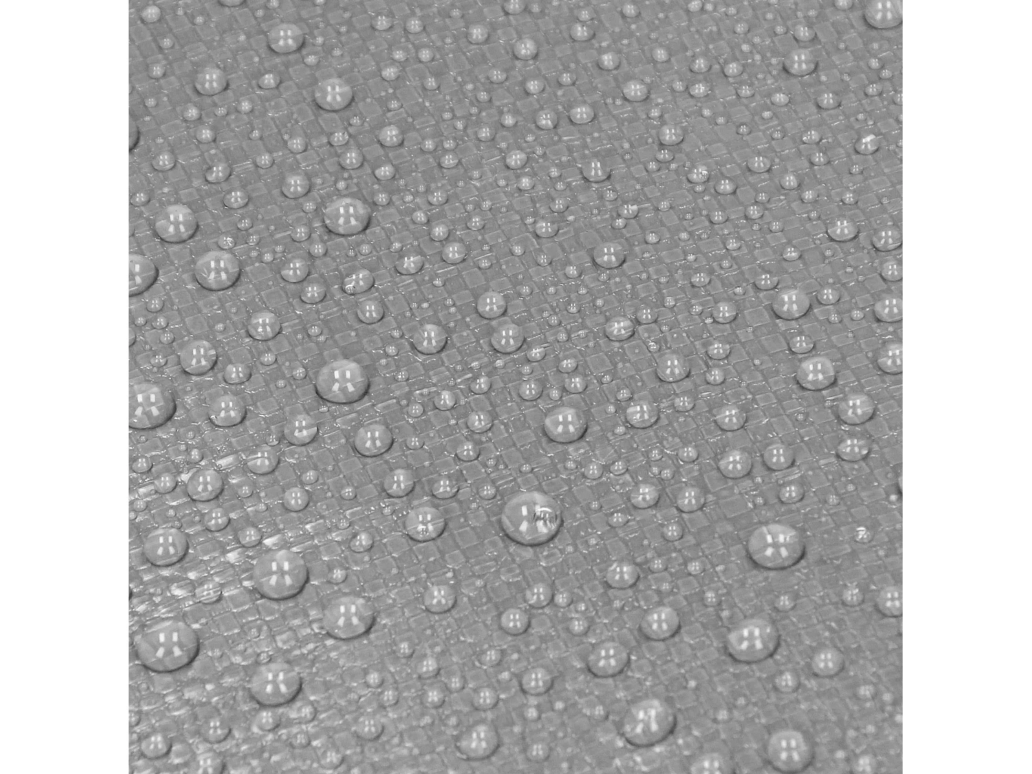 Bâche de couverture étanche protection en PE avec oeillets 6x10 m 260 g/m² gris