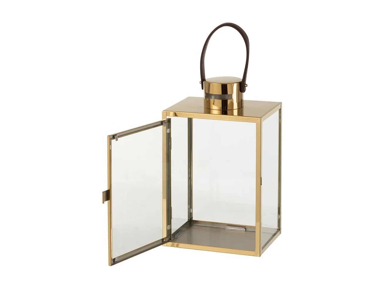 Lanterne Design en Verre "Porta" 43cm Or