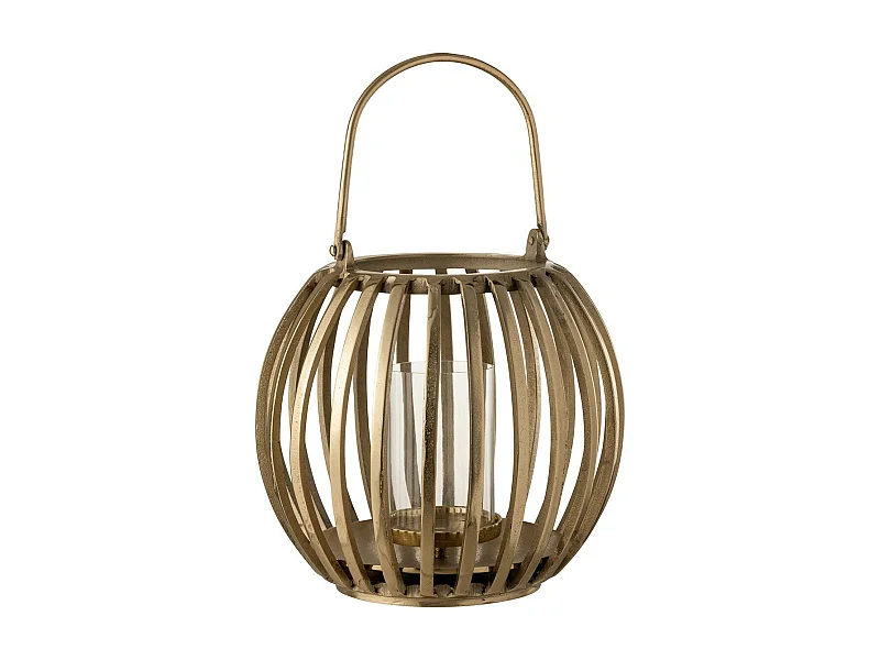 Lanterne Boule Design "Aluminium" 35cm Or
