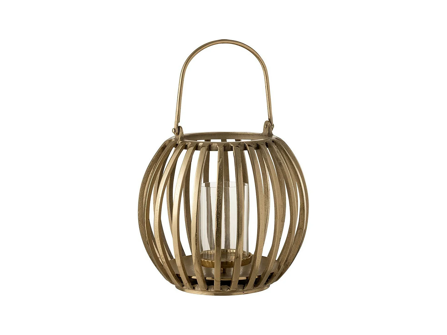 Lanterne Boule Design "Aluminium" 35cm Or