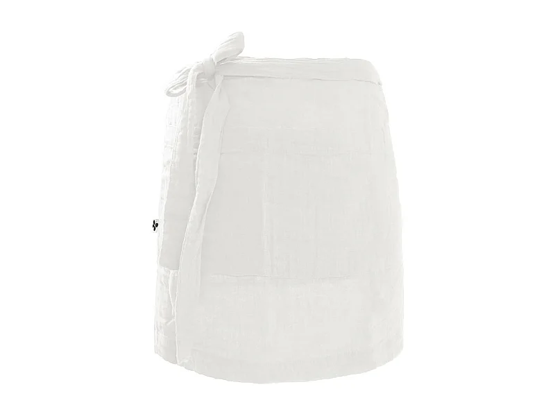 OUREA - Demi-Tablier avec Double Poche Gaze de Coton Chantilly