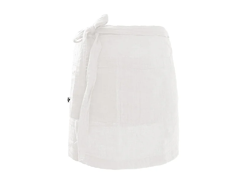 OUREA - Demi-Tablier avec Double Poche Gaze de Coton Chantilly