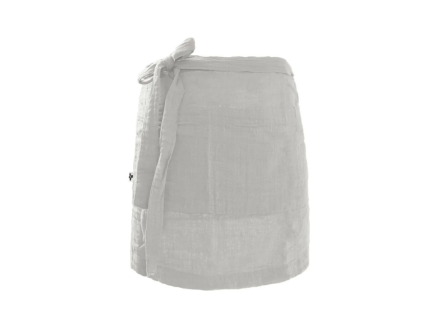 OUREA - Demi-Tablier avec Double Poche Gaze de Coton Nuage