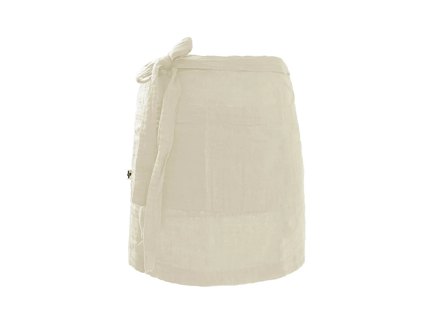 OUREA - Demi-Tablier avec Double Poche Gaze de Coton Pampa
