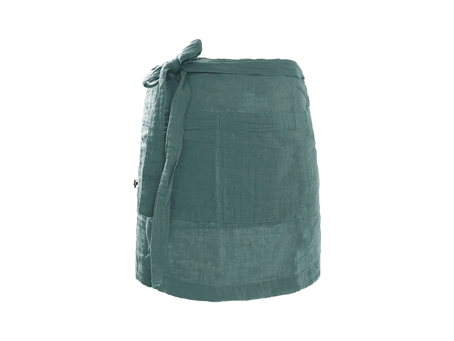 OUREA - Demi-Tablier avec Double Poche Gaze de Coton Canard
