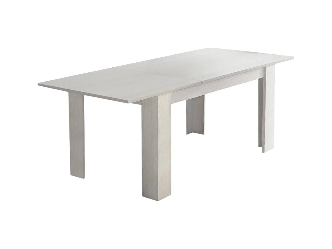 Table à rallonge Dpanic, Console extensible, Table à manger extensible, Console de cuisine extensible, 160/220x88h75 cm, Blanc