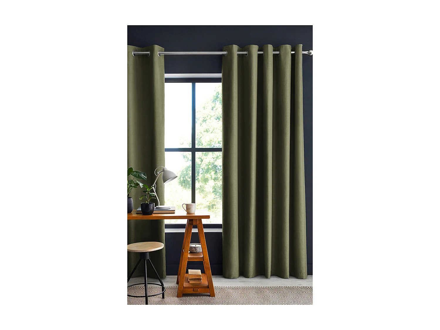 DARKER - Rideau Occultant 140x280cm Coloris Romarin