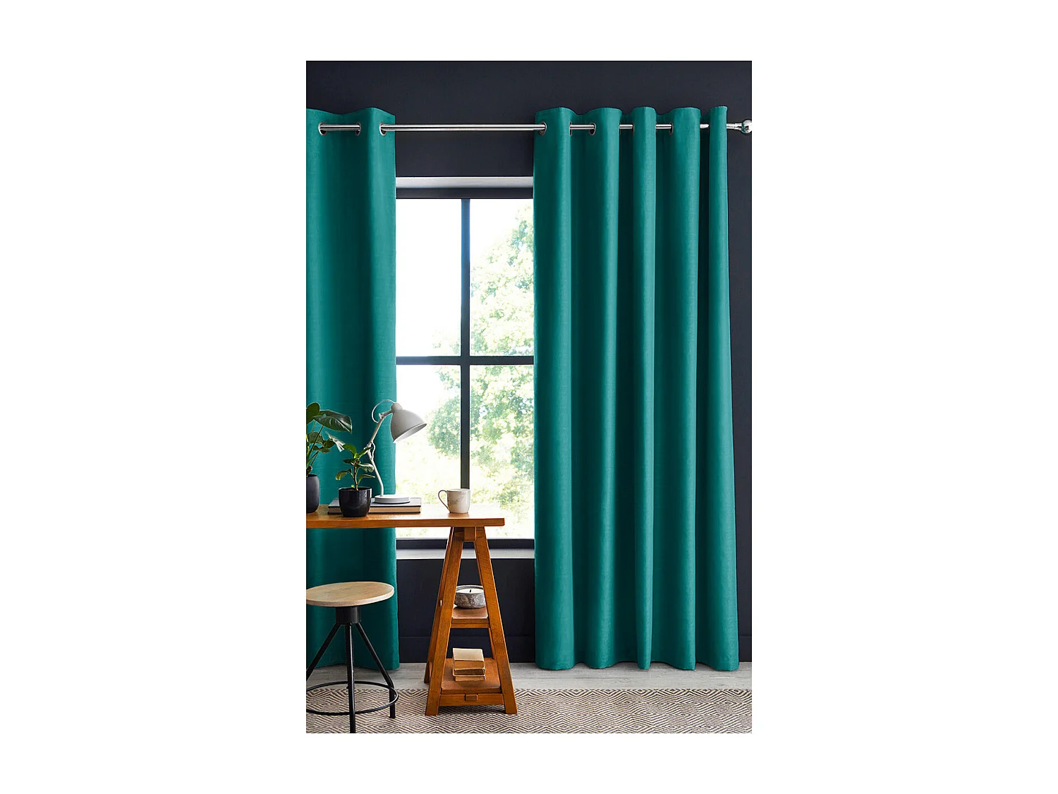 DARKER - Rideau Occultant 140x260cm Coloris Canard