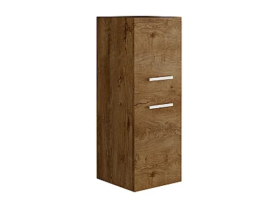 Colonne de salle de bain suspendue effet bois - L30 x P30 x H83 cm - MIELA II