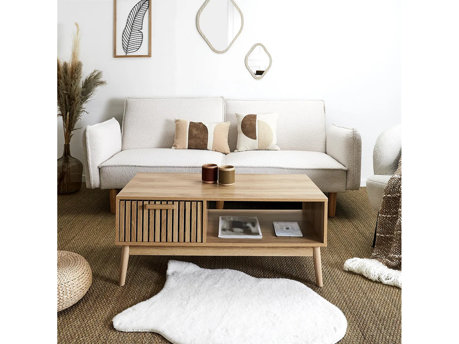 Table Basse Klaus Marron