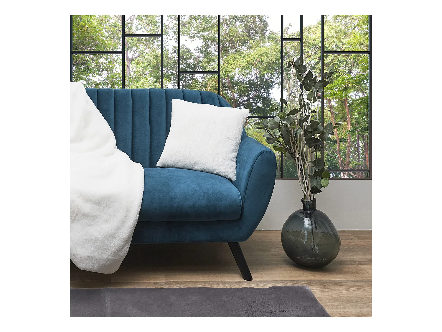 Cuscino in finta pelliccia 40 x 40 cm Opulence