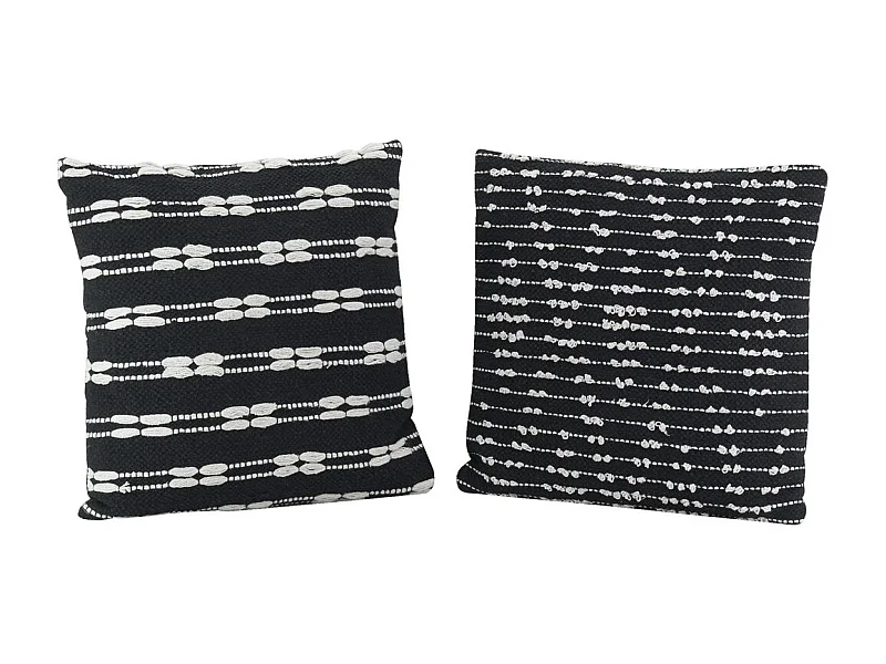 Coussins en coton graphiques (Lot de 2)