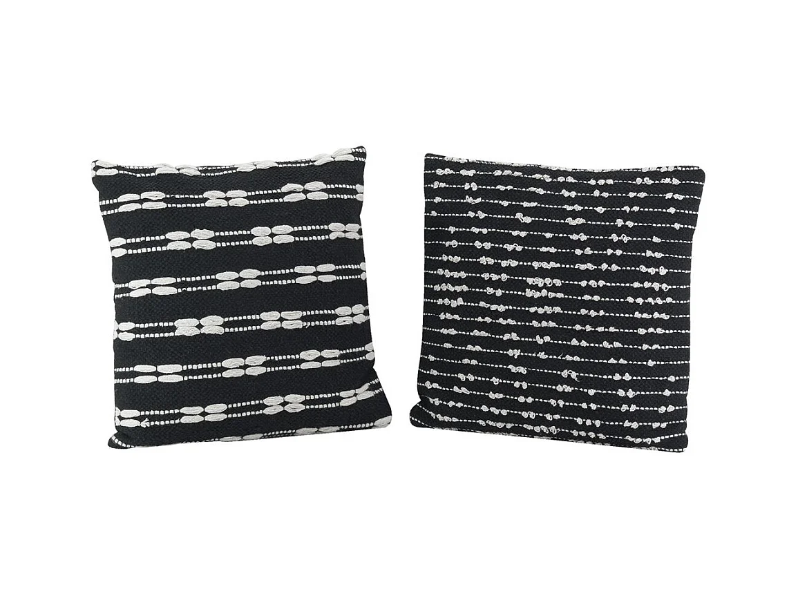 Coussins en coton graphiques (Lot de 2)