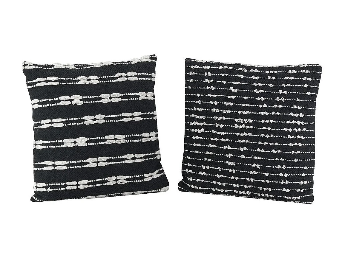 Coussins en coton graphiques (Lot de 2)