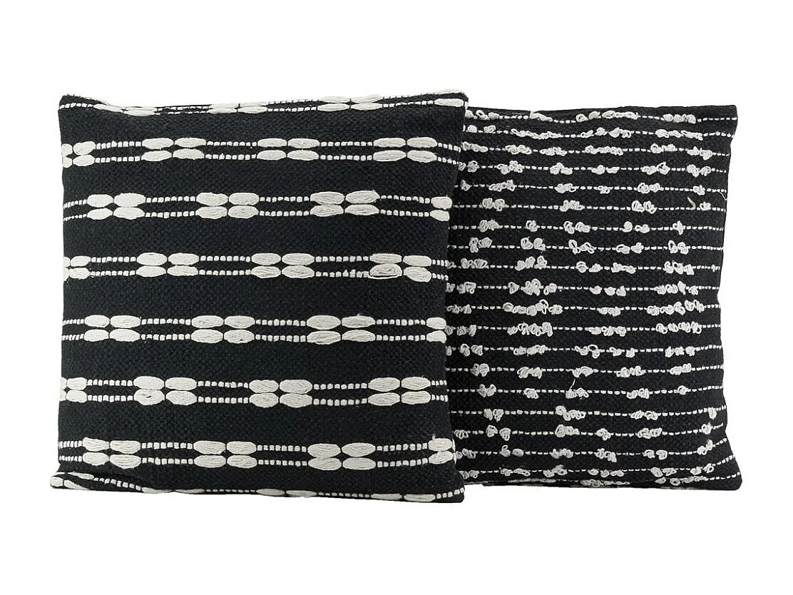 Coussins en coton graphiques (Lot de 2)