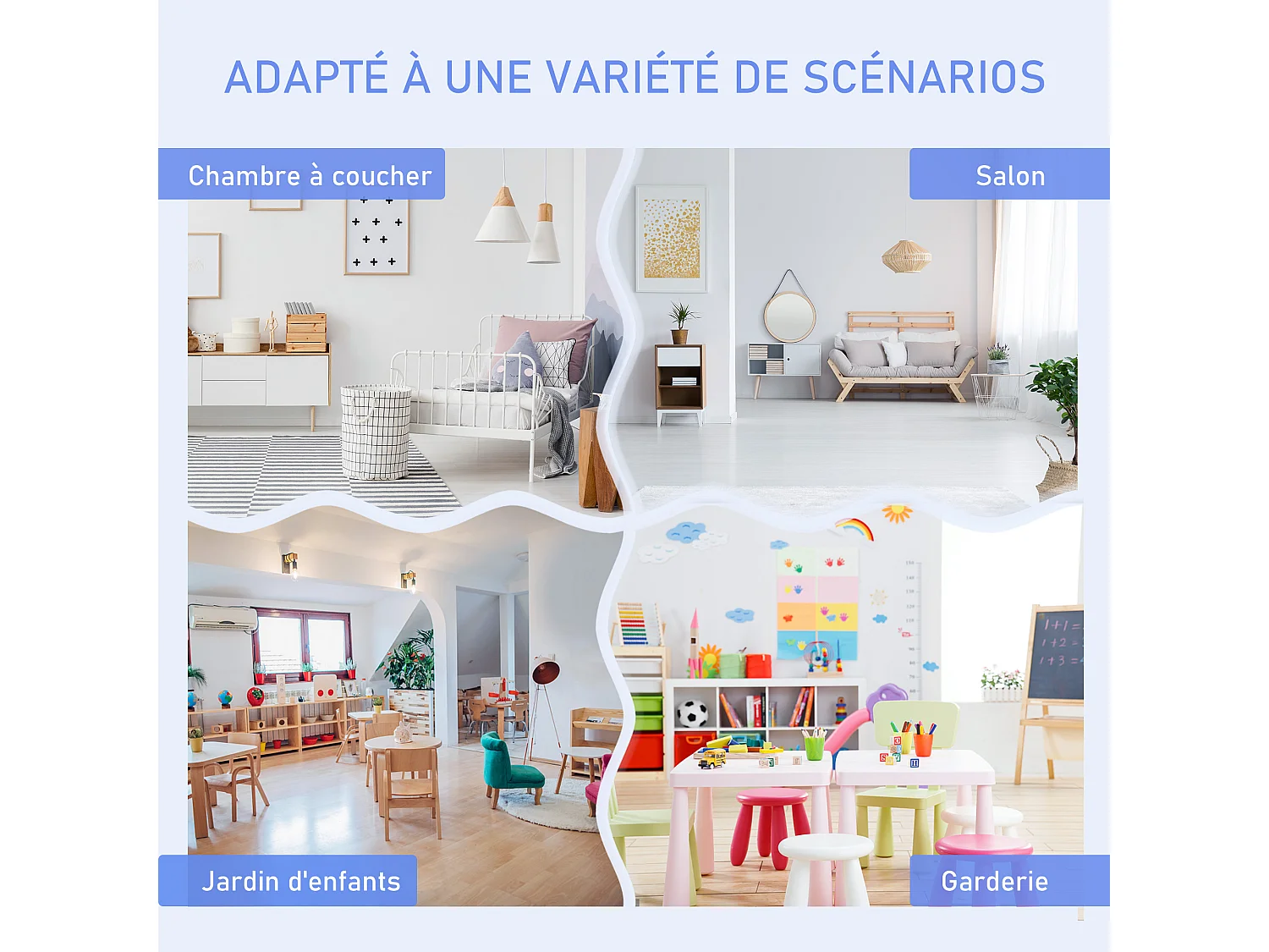 Ensemble de table et chaises enfant - set de 4 pièces - table, 2 chaises, banc coffre 2 en 1 - MDF pin blanc gris