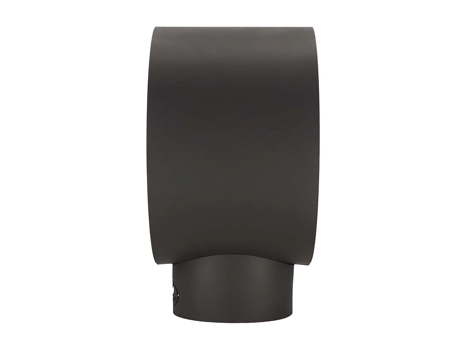 Soporte metálico cilíndrico para troncos