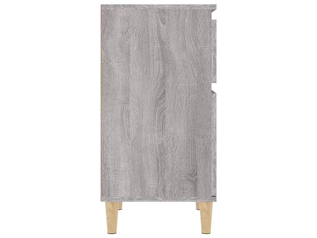 Comodini 2 pz Grigio Sonoma 40x35x70 cm