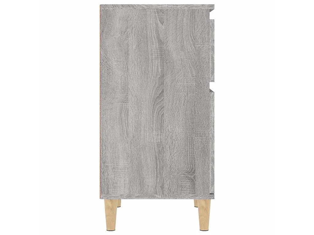 Nachtkastjes 2 st 40x35x70 cm bewerkt hout grijs sonoma eiken