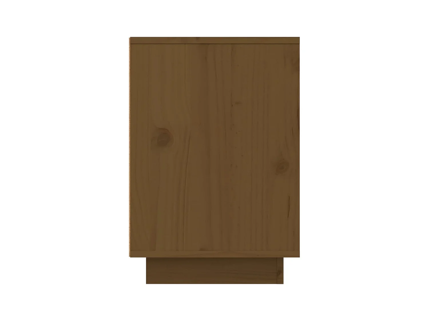 Table de chevet Marron miel 50x34x50 cm Bois de pin massif