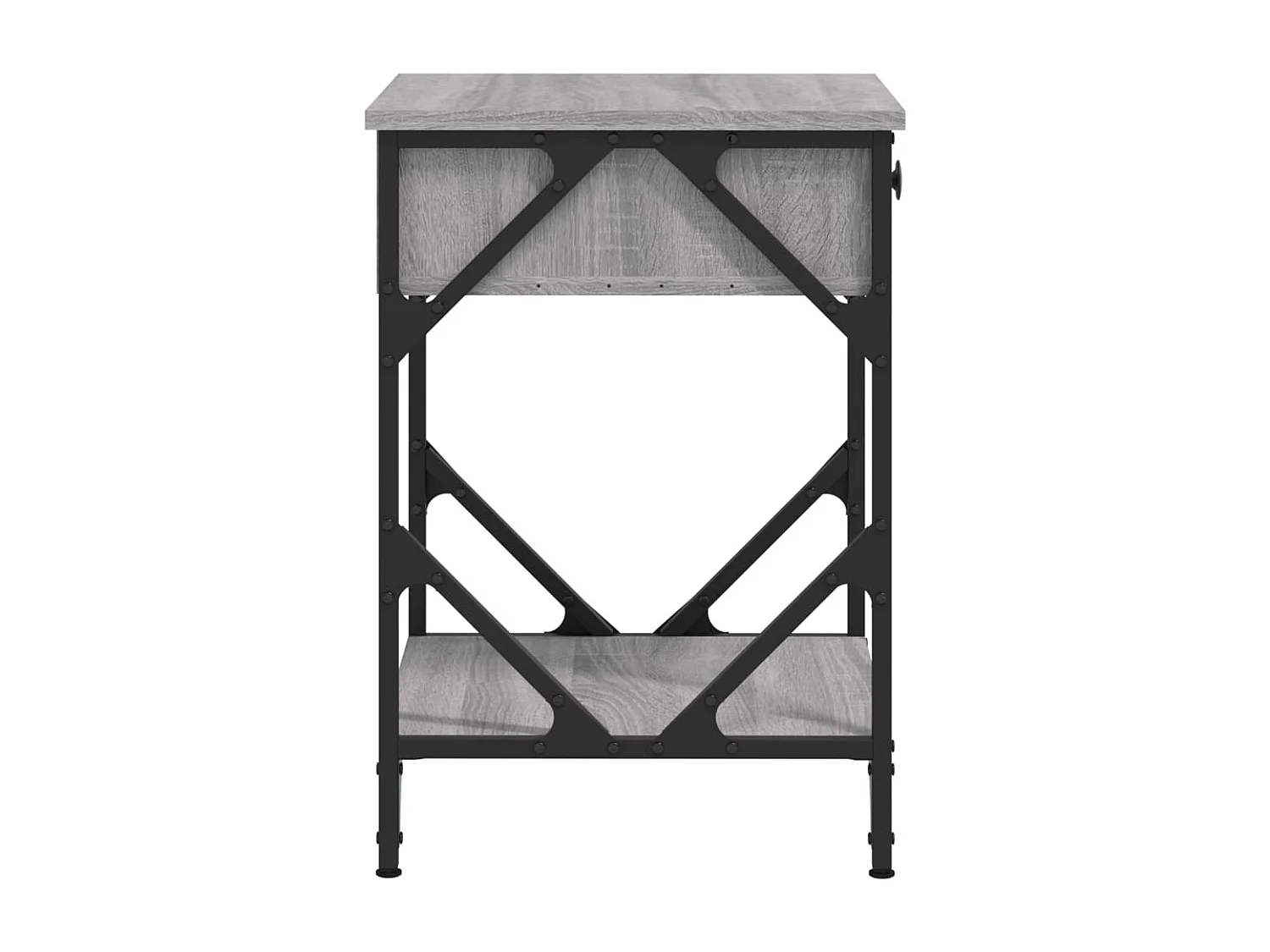 Mesas cabeceira 2 pcs 40x42x60cm deriv. madeira cinzento sonoma