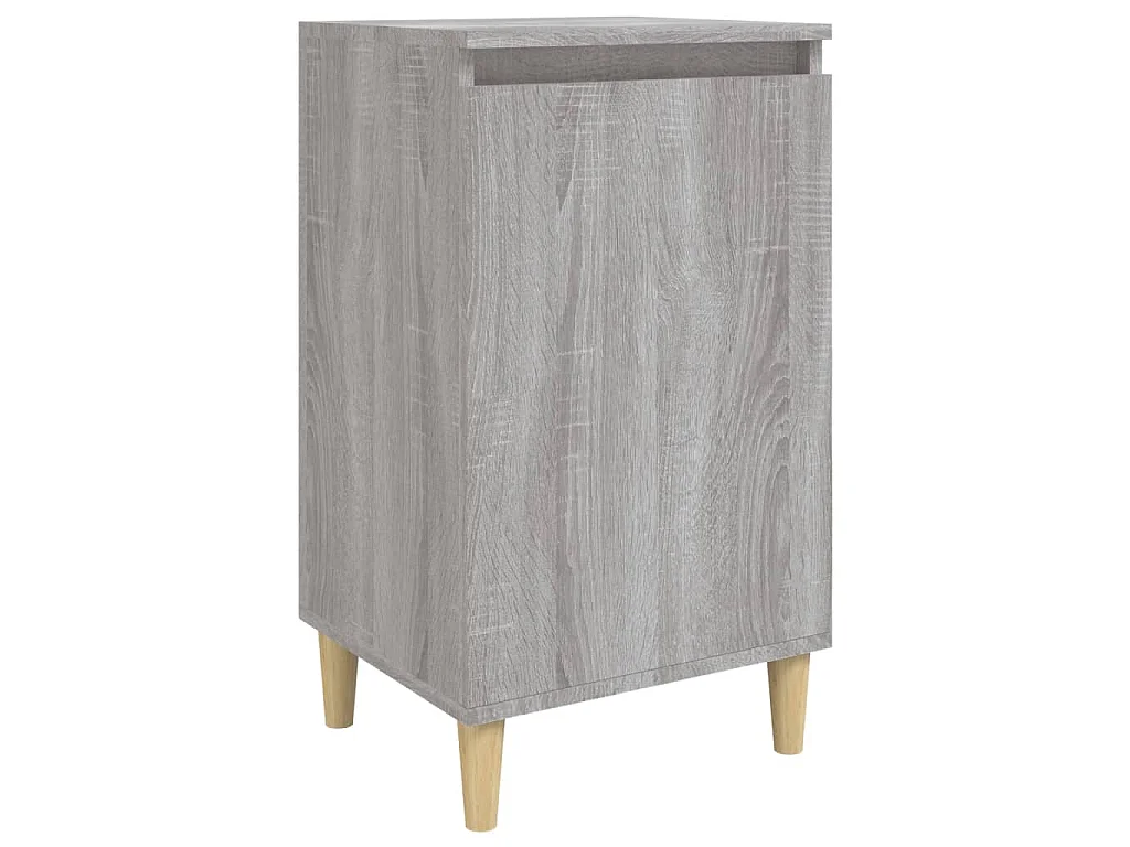 Nachttisch Grau Sonoma 40x35x70 cm Holzwerkstoff