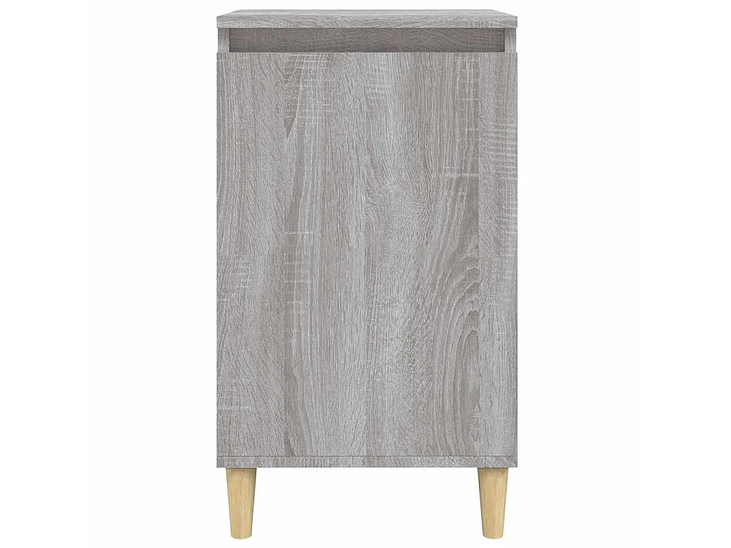 Table de chevet sonoma gris 40x35x70 cm bois d'ingénierie