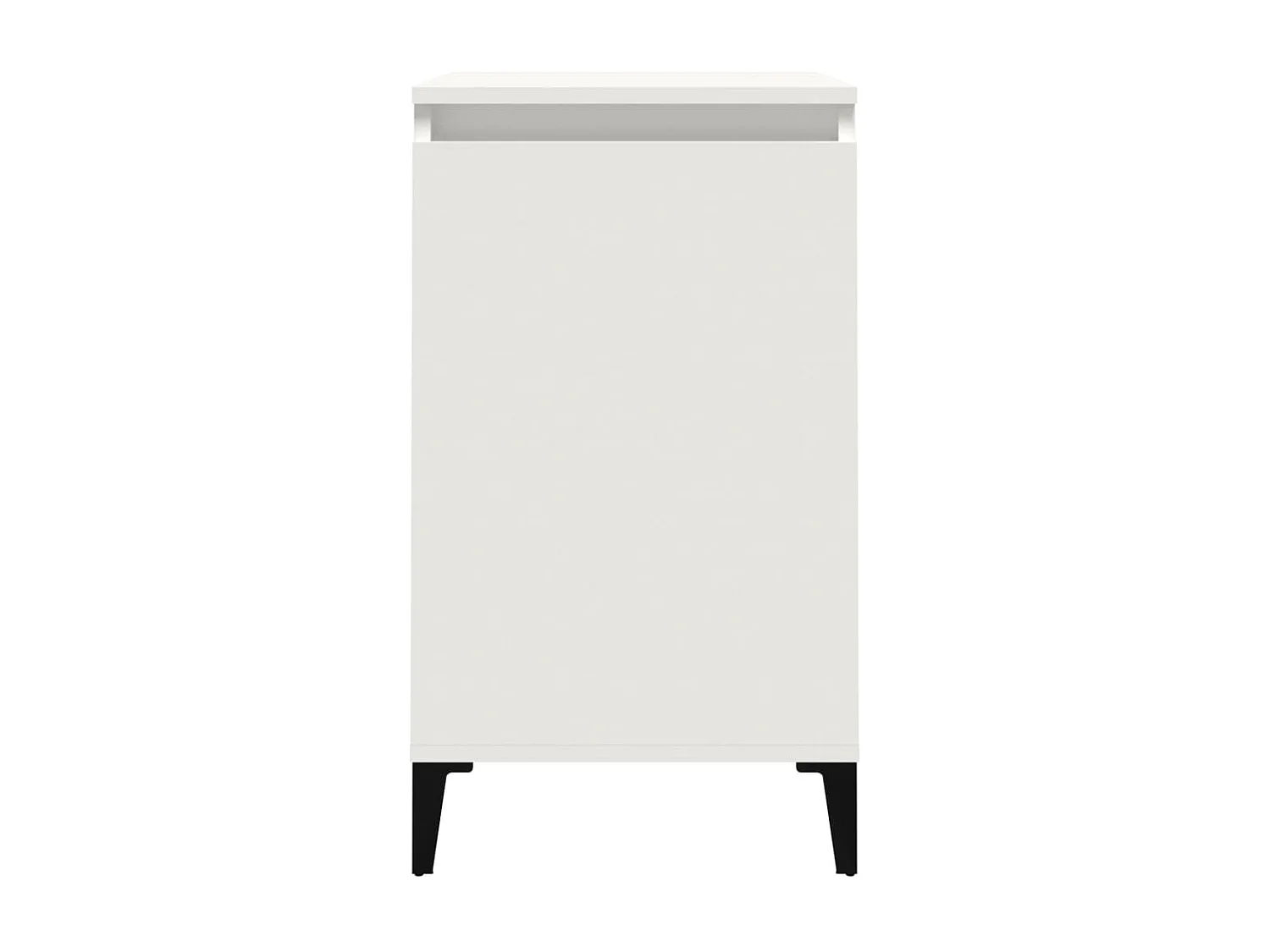 Nachtkastje 40x35x70 cm bewerkt hout wit