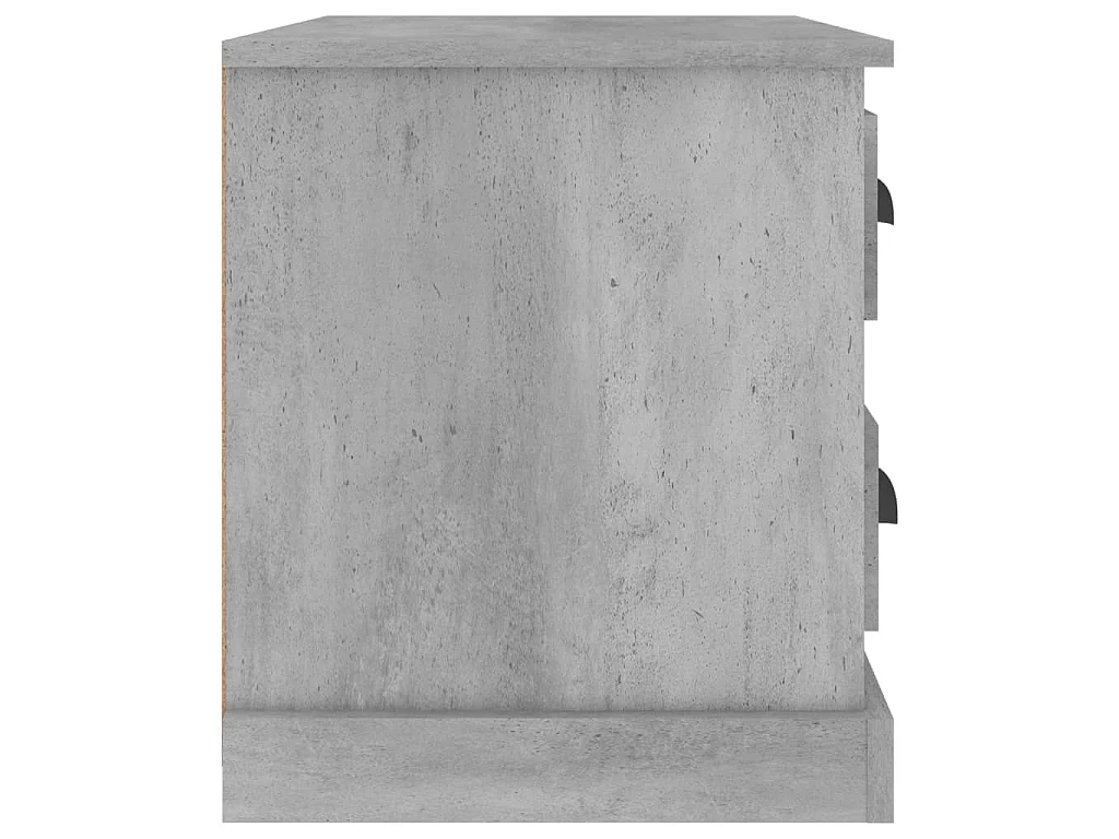 Table de chevet gris béton 60x39x45 cm