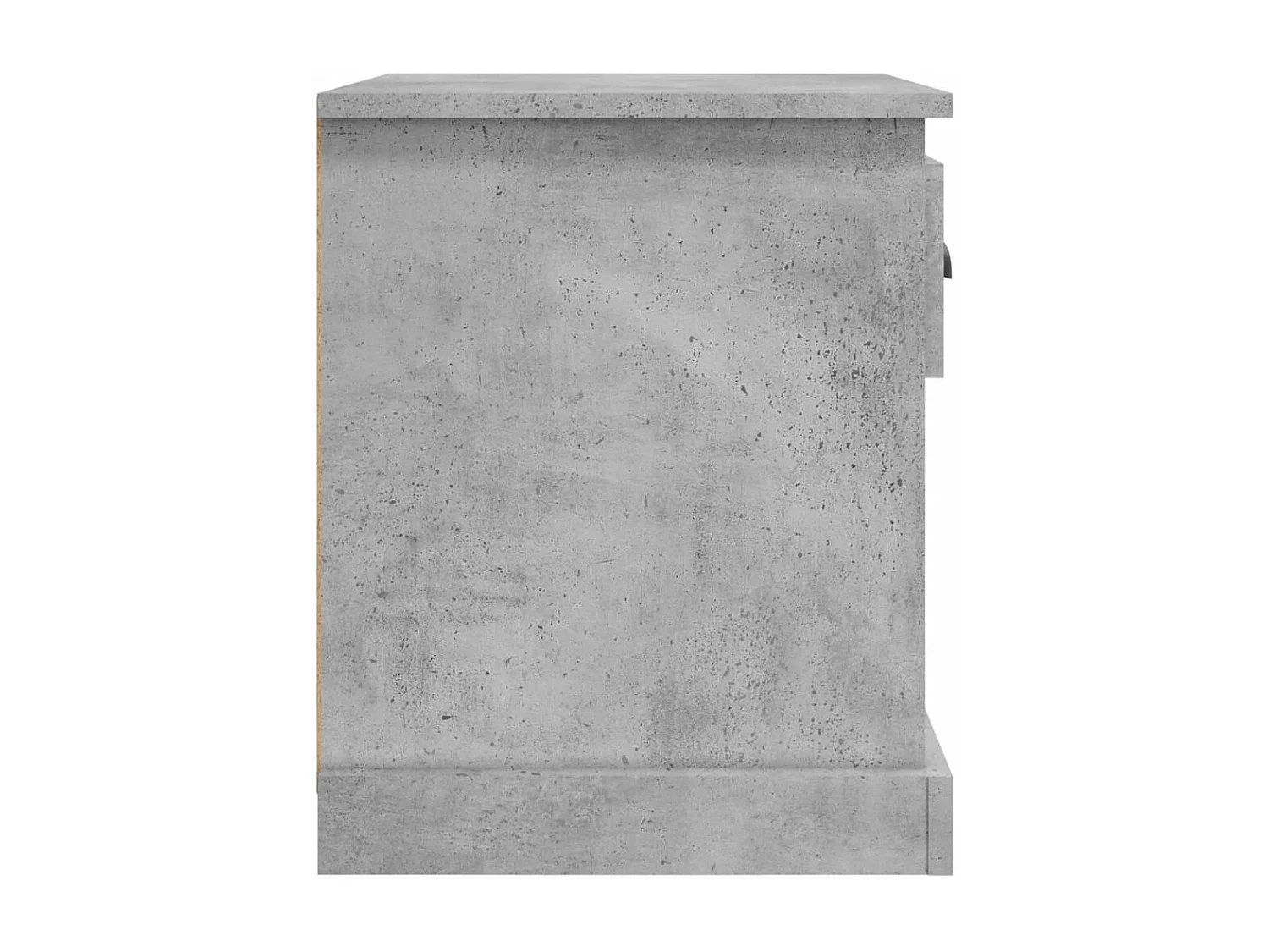 Tables de chevet 2 pcs gris béton 39x39x47,5 cm bois ingénierie