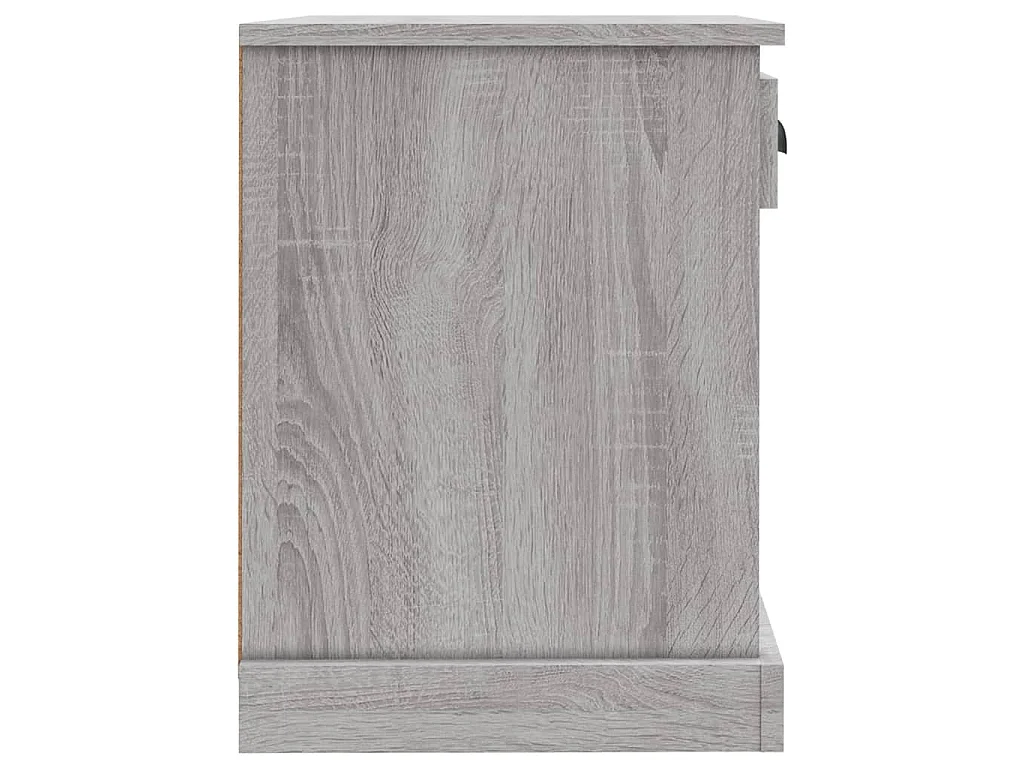 Table de chevet sonoma gris 43x36x50 cm