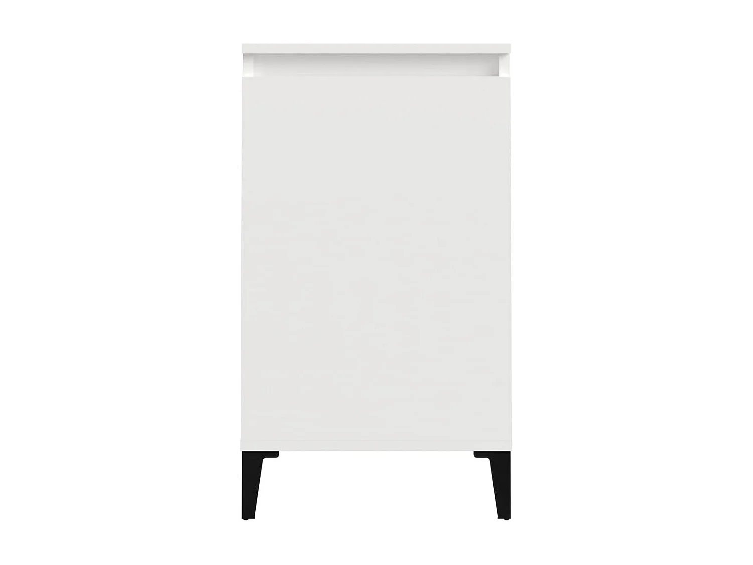 Nachttische 2 Stk. Hochglanz-Weiß 40x35x70 cm Holzwerkstoff