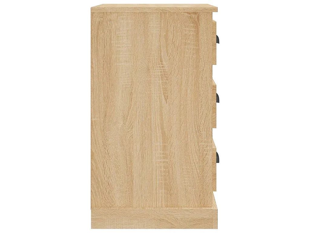 Comodino Rovere Sonoma 39x39x67 cm in Legno Multistrato