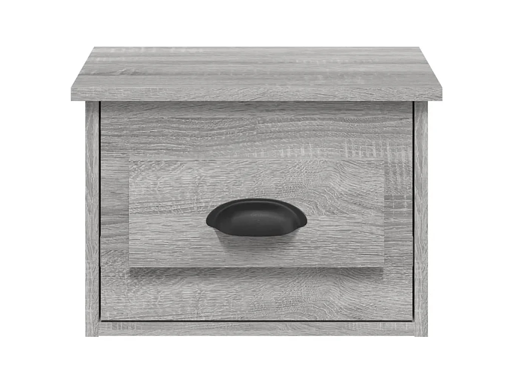 Tables de chevet murales 2 pcs sonoma gris 41,5x36x28 cm