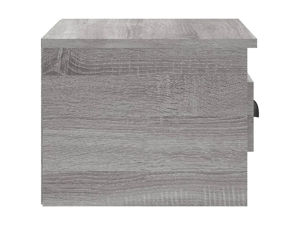 Tables de chevet murales 2 pcs sonoma gris 41,5x36x28 cm
