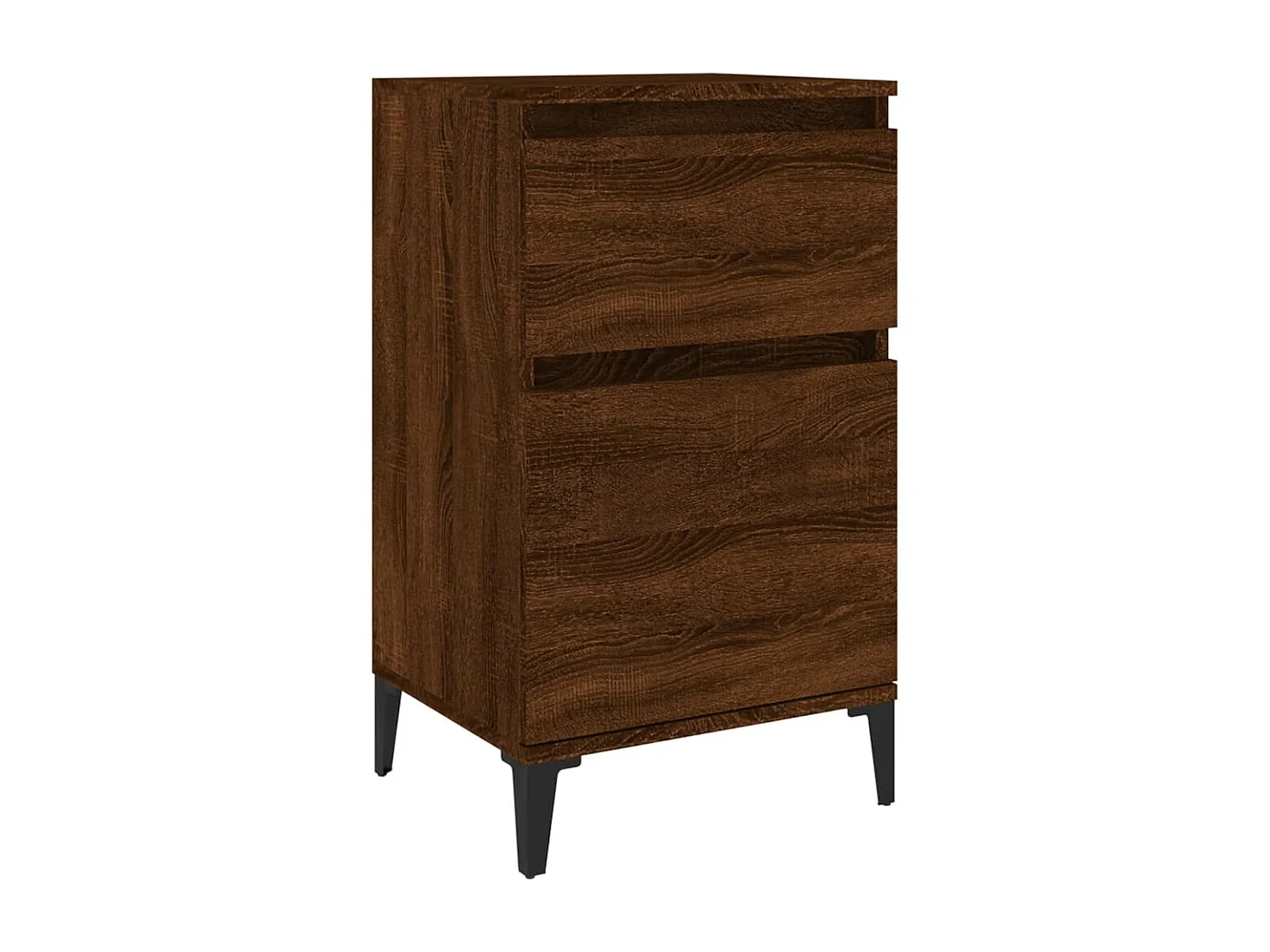 Comodino Rovere Marrone 40x35x70 cm