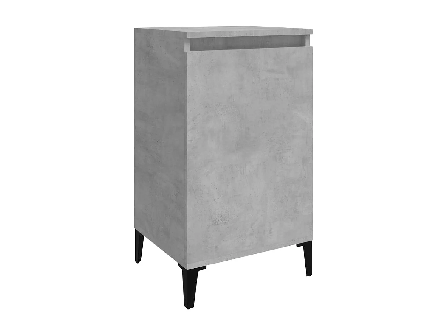 Tables de chevet 2 pcs gris béton 40x35x70 cm bois d'ingénierie