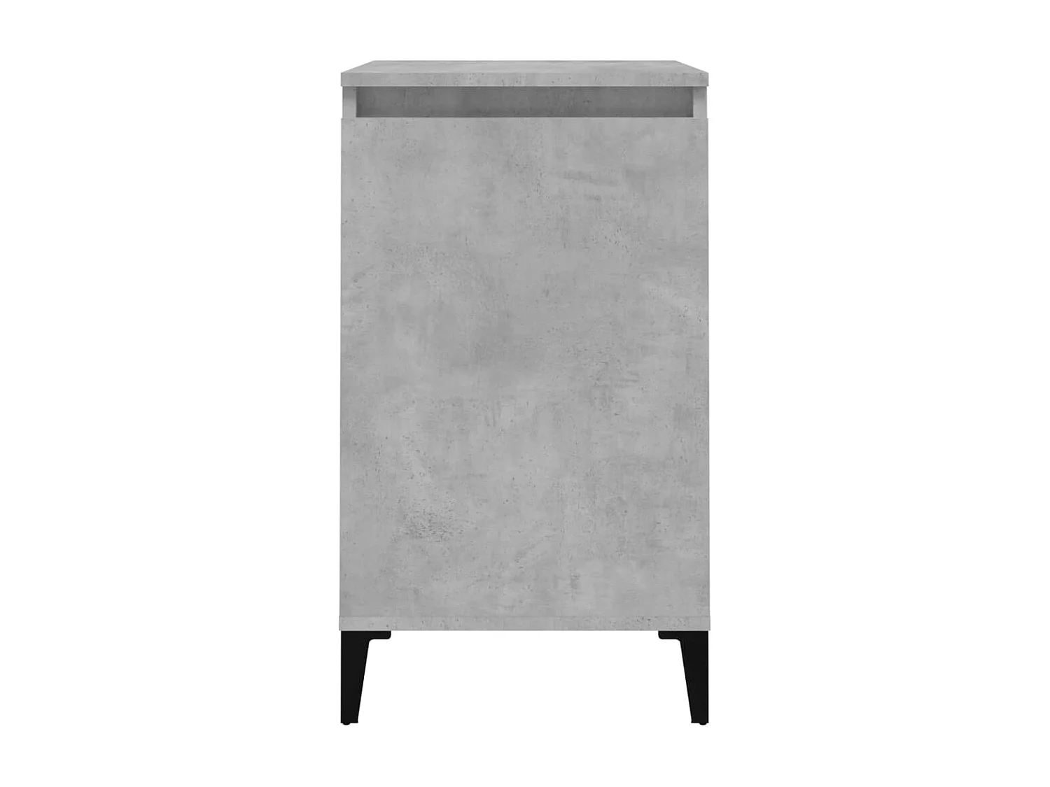 Tables de chevet 2 pcs gris béton 40x35x70 cm bois d'ingénierie