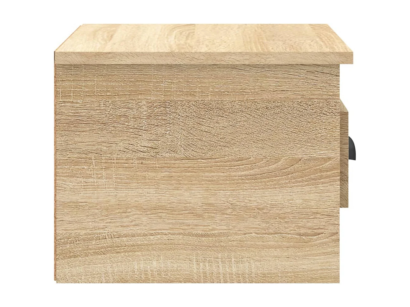 Table de chevet murale chêne sonoma 41,5x36x28 cm