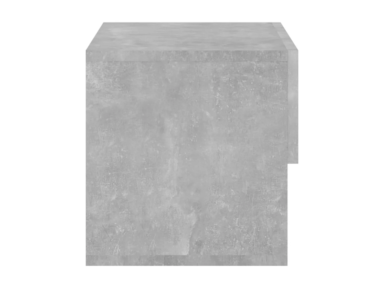 Table de chevet murale Gris béton