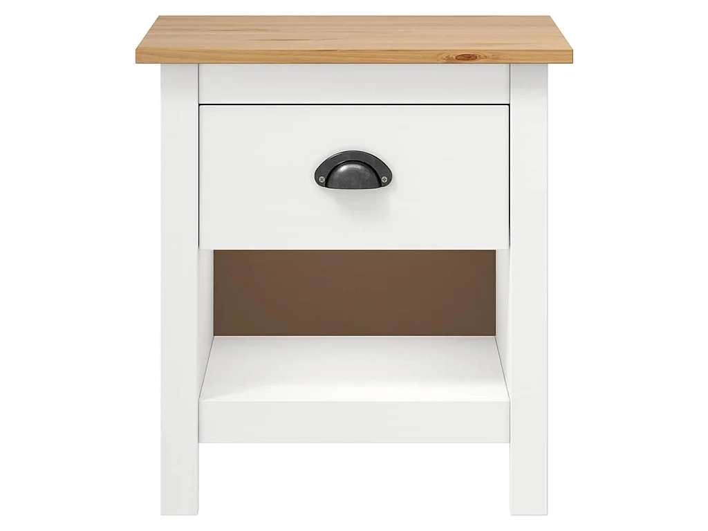 Tables de chevet 2 pcs Hill 46x35x49,5 cm Bois de pin solide