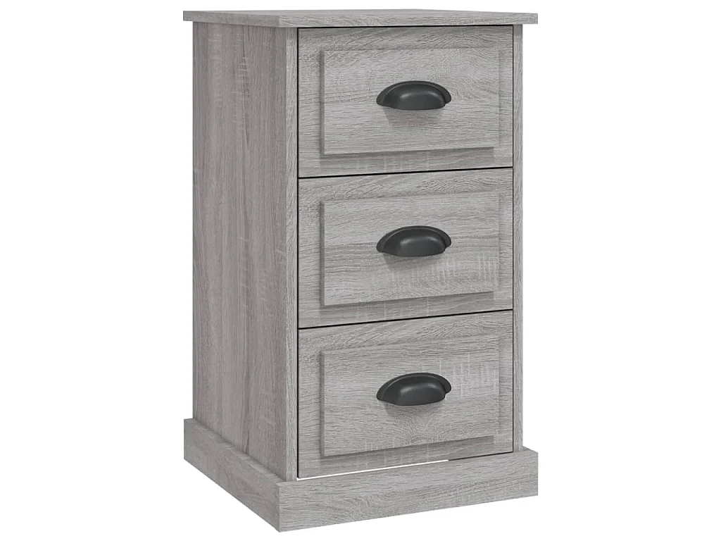 Nachttisch Grau Sonoma 39x39x67 cm Holzwerkstoff