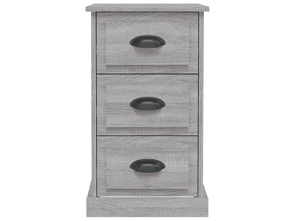 Nachttisch Grau Sonoma 39x39x67 cm Holzwerkstoff