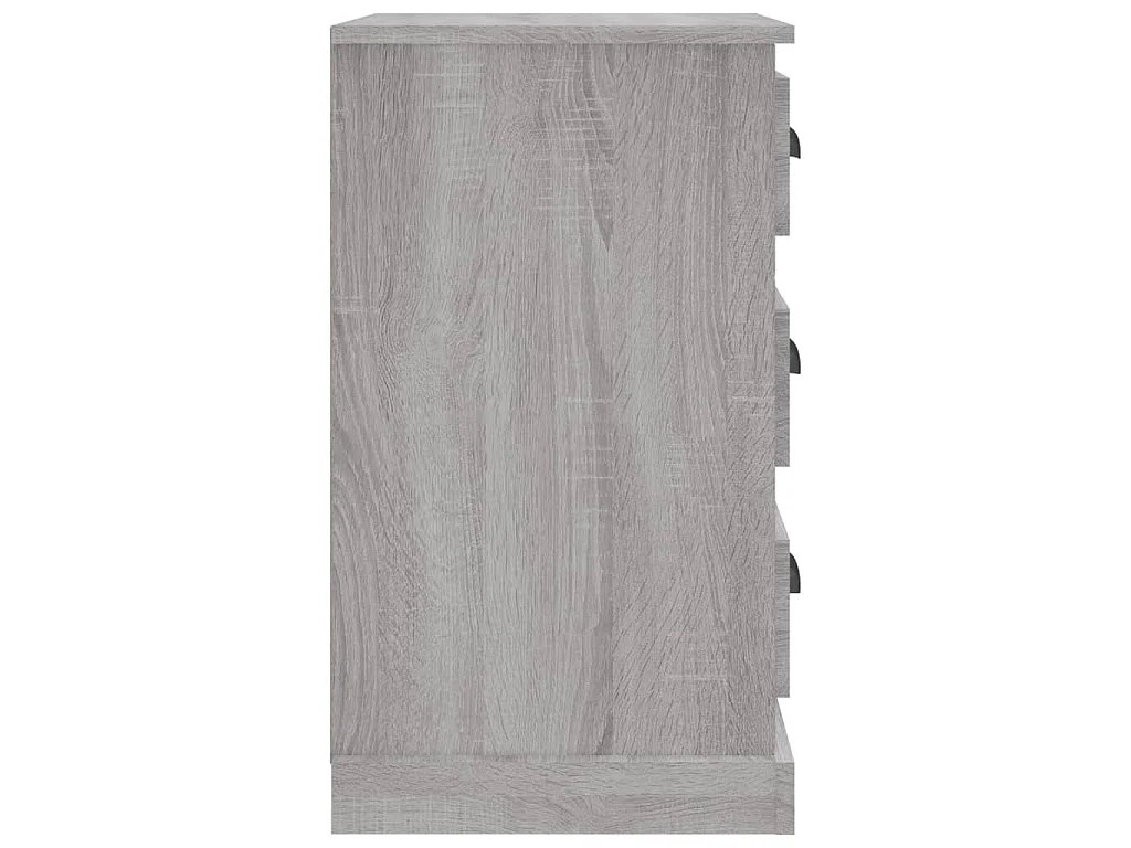 Nachttisch Grau Sonoma 39x39x67 cm Holzwerkstoff