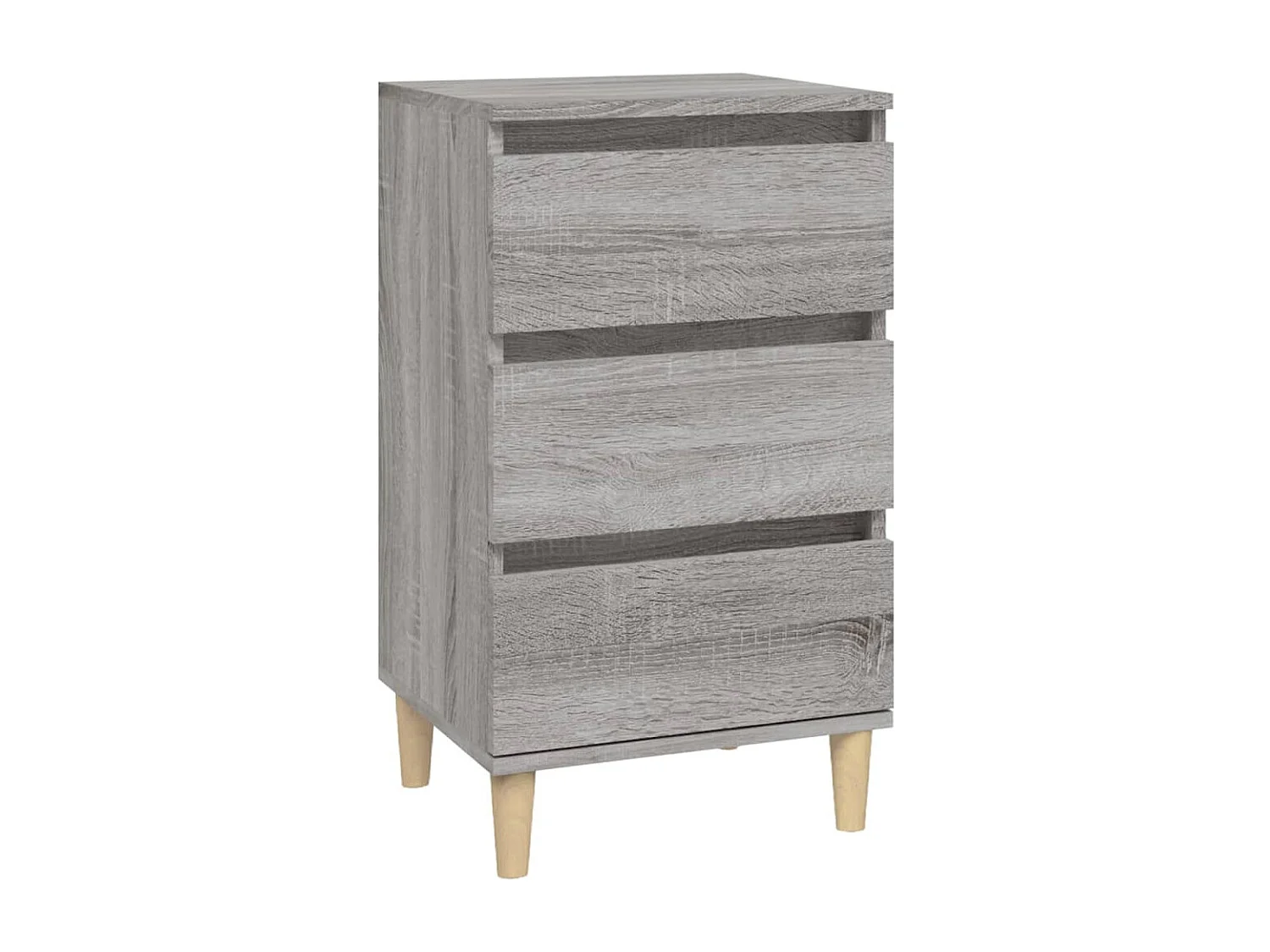 Nachttisch Grau Sonoma 40x35x70 cm Holzwerkstoff